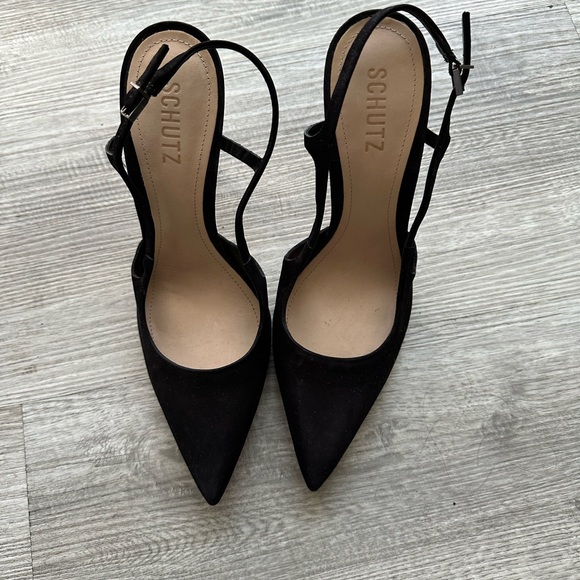 Boris Slingback suede  Pump (Women) Sz 9.5 
Schutz corporate girly - Picture 5 of 6